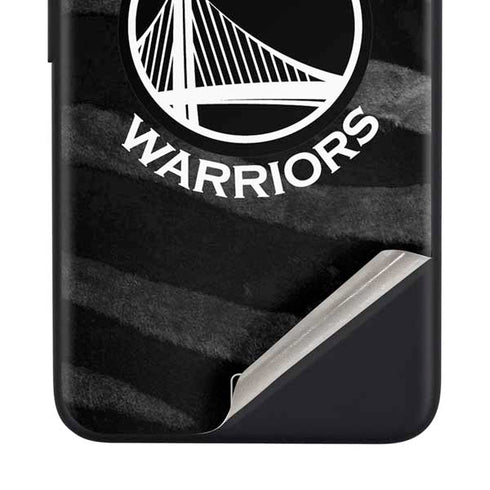 NBA Golden State Warriors Black Animal Print Google Pixel 4a Skin